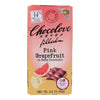 Chocolove Xoxox - Bar Filled Pink Grapefruit Rby - Case of 10 - 3.2 OZ