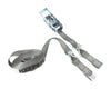 Keeper  1 in. W x 16 ft. L Gray  Tie Down w/Ratchet  1000 lb. 1 pk