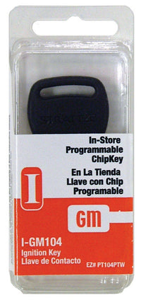 Hy-Ko Transponder Key Automotive Chipkey Double  For General Motors I-GM104 R/W