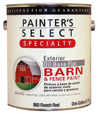 Speciality Barn & Fence Paint, Oil-Base, Flat, Ranch Red, 1-Gallon (Pack of 2)