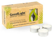 Goodlight Natural Candles Tl5-24 White Unscented Tea Light Candles 24 Count