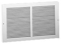 Baseboard Return Grille, Steel, White, 12 x 6-In.