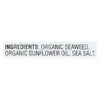 Gimme Seaweed Snacks Organic Roasted Seaweed Snack - Sea Salt - Case of 8 - 6/.17 oz