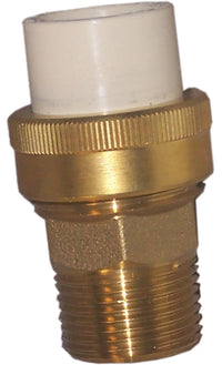 Genova Products 53376Z 3/4" Low Lead CPVC Slip x 3/4" Brass MIP Transition Union