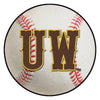 University of Wyoming Baseball Rug - 27in. Diameter