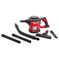 Milwaukee  M18  Bagless  Cordless  Compact Vacuum  18 volt HEPA  Red