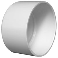 Schedule 40 DWV PVC Cap, Solvent Weld, 1-1/2-In.