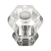 Hickory Hardware Crystal Palace Traditional Round Cabinet Knob 1-3/16 in. D 1-1/8 in. Polished Nicke