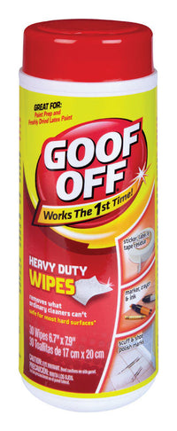 Goof Off FG685 10" X 12" Goof Off® Wipes 36 Count                                                                                                     