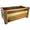 Rectangle Wood Planter, 16 x 7-In. (Pack of 6)