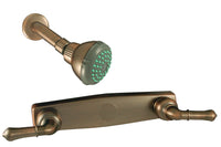 Shower Valve 8� Non-Metallic W/Teapot Handles&Upgraded Head Oil Rub Bronze