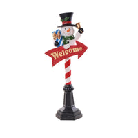 Celebrations Porch Snowman Yard Decor