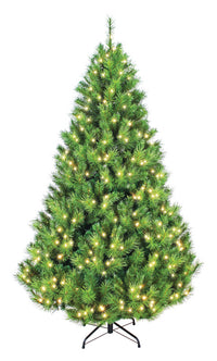 Celebrations  7-1/2 ft. Clear  Prelit Scotch Pine  Artificial Tree  500 lights