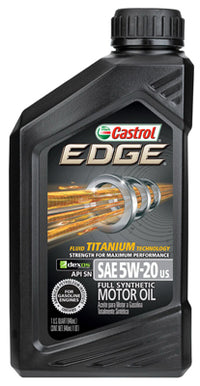 Edge Motor Oil, 5W-20, 1-Qt. (Pack of 6)