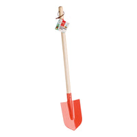 Toysmith Beetle & Bee Kids Garden Shovel Hardwood Red