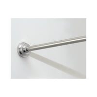 iDesign Astor Silver Stainless Steel Shower Curtain Rod