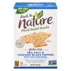 Back To Nature Crackers - Sea Salt and Cracked Black Pepper Rice - Case of 12 - 4 oz.