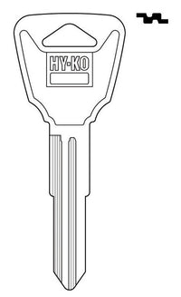 Hy-Ko Automotive Key Blank Double sided For Honda (Pack of 10)