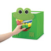 Whitmor Green Storage Bin 10 in. H X 10 in. W Stackable