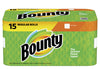 Bounty 74844 White 2-Ply Regular Paper Towel Rolls 15 Count