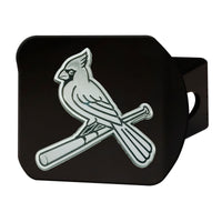 MLB - St. Louis Cardinals Black Metal Hitch Cover