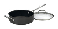 Cuisinart Chef's Classic Stainless Steel Saute Pan 5.5 qt Black