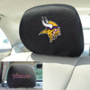 NFL - Minnesota Vikings  Embroidered Head Rest Cover Set - 2 Pieces