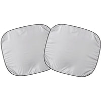 Auto Expressions Silver Nylon Sun Shade 25 W x 28 L in. for Car's Interior