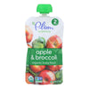 Plum Organics Baby Food - Organic - Broccoli and Apple - Stage 2 - 6 Months and Up - 4 oz - Case of 6