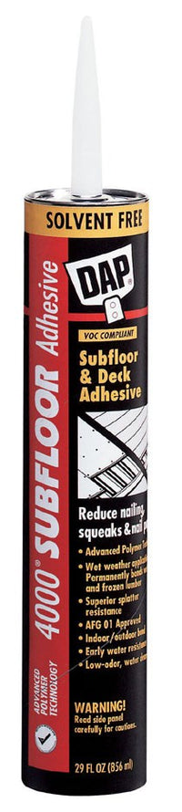 Dap 27038 28 OZ 4000 VOC Adhesive                                                                                                                     