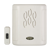 Carlon White Plastic Wireless Door Chime Kit