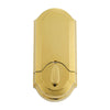 Kwikset SmartKey Polished Brass Metal Electronic Deadbolt