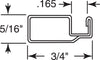 Prime-Line Aluminum .020 in. W x 146 in. L Screen Frame 1 pk (Pack of 56)