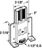 Prime-Line 1-1/2 in. D X 3 in. L Mill Nylon/Steel Mirror Door Bottom Roller 1 pk