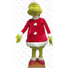 Gemmy Dr. Seuss  Grinch 68.90 in. Dressed as Santa  Yard Decor