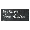 Bare Fruit Organic Bare Apple Chips - Case of 12 - 3 oz.