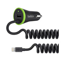 Boost Up Universal Car Charger With Lightning Cable, Black