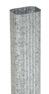 Amerimax 2 in. H x 3 in. W x 120 in. L Metallic Galvanized Steel K Downspout (Pack of 10)