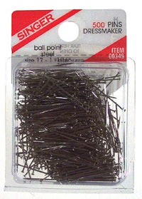 Singer 00349 Dressmaker Pins 500 Count