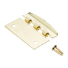 National Hardware Brass-Plated Gold Steel Flip Lock 1 pc