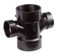 Charlotte Pipe  3 in. Hub   x 3 in. Dia. Hub  ABS  Sanitary Tee