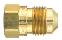 JMF 3/8 in. Flare x 1/4 in. Dia. Female Brass Adapter (Pack of 4)