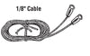 Prime-Line 4.81 in. W X 162 in. L X 1/8 in. D Carbon Steel Extension Cables