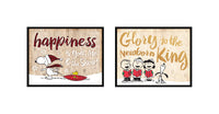 Open Road Brands Peanuts 7.25 in. H x 1.5 in. W x 9.25 in. L Wood Assorted Signs (Pack of 8)