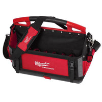 Milwaukee  PACKOUT  11 in. W x 17 in. H Ballistic Polyester  Tool Tote  32 pocket Black/Red  1 pc.