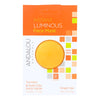 andalou Naturals Instant Luminous Face Mask - Turmeric & Gold Clay - Case of 6 - 0.28 oz