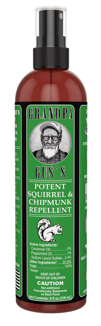 2 X 4 Basics Gcc-8-15 8 Oz Potent Squirrel & Chipmunk Repellent Spray