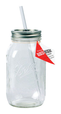 Rednek  Guzzler  Clear  Glass  Mason Jar  1 each