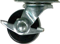 Shepherd Hardware 2 in. D Swivel Hard Rubber Caster with Swivel Plate 125 lb 1 pk