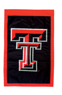 Evergreen  Texas Tech  Flag  44 in. H x 28 in. W